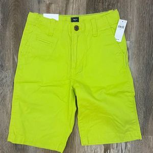 NEW Gap Kids bright green shorts NWT Size 12